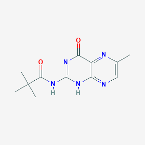 6-methyl-2-pivaloylamino-4(3H)-pteridinone