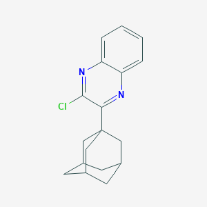 molecular formula C18H19ClN2 B493302 2-(1-Adamantyl)-3-chloroquinoxaline 