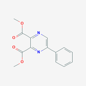 molecular formula C14H12N2O4 B493309 Dimethyl 5-phenyl-2,3-pyrazinedicarboxylate 