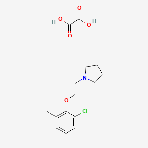 1-[2-(2-chloro-6-methylphenoxy)ethyl]pyrrolidine oxalate