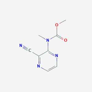 methyl N-(3-cyanopyrazin-2-yl)-N-methylcarbamate