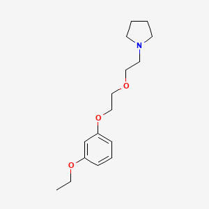 1-{2-[2-(3-ethoxyphenoxy)ethoxy]ethyl}pyrrolidine