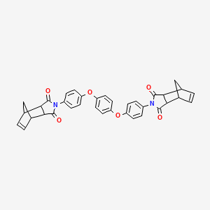 molecular formula C36H28N2O6 B4933176 4,4'-[1,4-phenylenebis(oxy-4,1-phenylene)]bis(4-azatricyclo[5.2.1.0~2,6~]dec-8-ene-3,5-dione) 