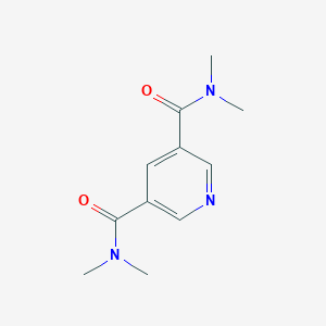 molecular formula C11H15N3O2 B493320 N~3~,N~3~,N~5~,N~5~-tetramethyl-3,5-pyridinedicarboxamide 