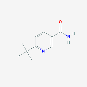 molecular formula C10H14N2O B493324 6-Tert-butylnicotinamide CAS No. 4138-22-1