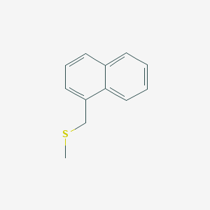 molecular formula C12H12S B493335 Methyl 1-naphthylmethyl sulfide CAS No. 5925-60-0