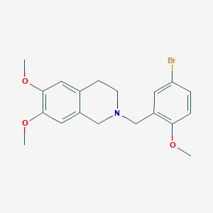 2-(5-bromo-2-methoxybenzyl)-6,7-dimethoxy-1,2,3,4-tetrahydroisoquinoline