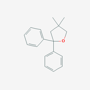 molecular formula C18H20O B493338 4,4-Dimethyl-2,2-diphenyloxolane 