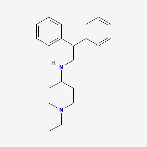 N-(2,2-diphenylethyl)-1-ethyl-4-piperidinamine