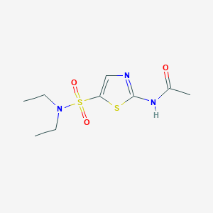 N-{5-[(diethylamino)sulfonyl]-1,3-thiazol-2-yl}acetamide