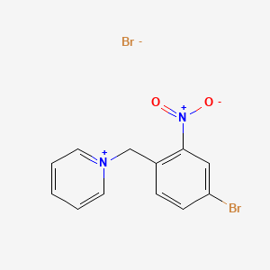 molecular formula C12H10Br2N2O2 B4933453 1-(4-bromo-2-nitrobenzyl)pyridinium bromide 