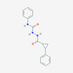 N-phenyl-2-[(2-phenylcyclopropyl)carbonyl]hydrazinecarboxamide