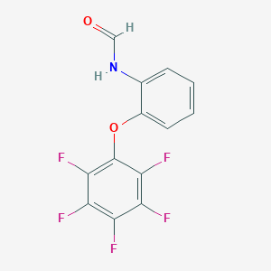 [2-(pentafluorophenoxy)phenyl]formamide