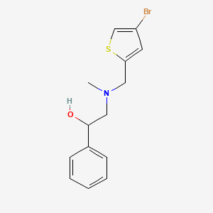 2-[[(4-bromo-2-thienyl)methyl](methyl)amino]-1-phenylethanol