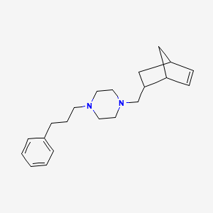 1-(bicyclo[2.2.1]hept-5-en-2-ylmethyl)-4-(3-phenylpropyl)piperazine