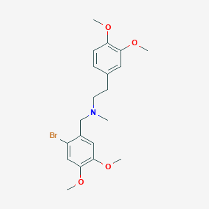 molecular formula C20H26BrNO4 B4933799 (2-bromo-4,5-dimethoxybenzyl)[2-(3,4-dimethoxyphenyl)ethyl]methylamine 