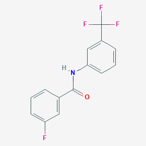 3-fluoro-N-[3-(trifluoromethyl)phenyl]benzamide