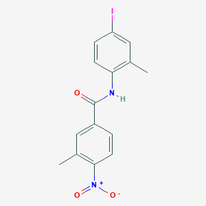 N-(4-iodo-2-methylphenyl)-3-methyl-4-nitrobenzamide