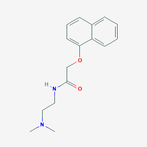 molecular formula C16H20N2O2 B4933936 N-[2-(dimethylamino)ethyl]-2-(1-naphthyloxy)acetamide 