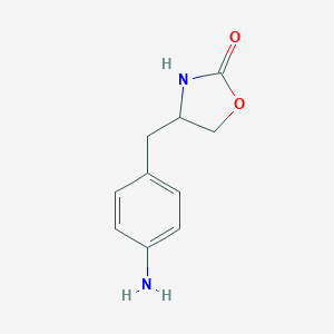 molecular formula C10H12N2O2 B493406 (S)-4-(4-Aminobenzyl)-2-oxazolidinone 
