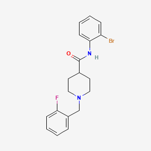 molecular formula C19H20BrFN2O B4934077 N-(2-bromophenyl)-1-(2-fluorobenzyl)-4-piperidinecarboxamide 