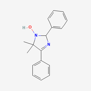 molecular formula C17H18N2O B4934196 5,5-dimethyl-2,4-diphenyl-2,5-dihydro-1H-imidazol-1-ol 