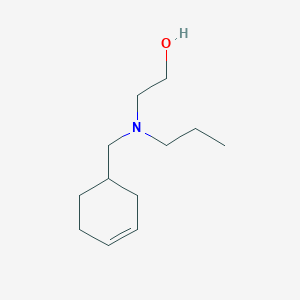 molecular formula C12H23NO B4934223 2-[(3-cyclohexen-1-ylmethyl)(propyl)amino]ethanol 
