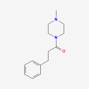 molecular formula C14H20N2O B4934677 1-methyl-4-(3-phenylpropanoyl)piperazine 