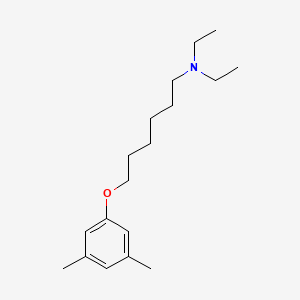 molecular formula C18H31NO B4934739 6-(3,5-dimethylphenoxy)-N,N-diethyl-1-hexanamine 