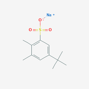 molecular formula C12H17NaO3S B4934792 sodium 5-tert-butyl-2,3-dimethylbenzenesulfonate 
