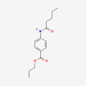 propyl 4-(pentanoylamino)benzoate