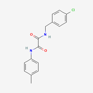 molecular formula C16H15ClN2O2 B4934980 N-(4-chlorobenzyl)-N'-(4-methylphenyl)ethanediamide 