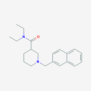molecular formula C21H28N2O B4935095 N,N-diethyl-1-(2-naphthylmethyl)-3-piperidinecarboxamide 