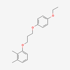 molecular formula C19H24O3 B4935214 1-[3-(4-ethoxyphenoxy)propoxy]-2,3-dimethylbenzene 