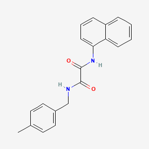 molecular formula C20H18N2O2 B4935322 N-(4-methylbenzyl)-N'-1-naphthylethanediamide 