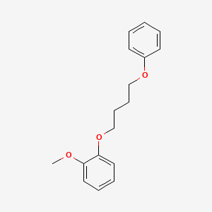 molecular formula C17H20O3 B4935536 1-methoxy-2-(4-phenoxybutoxy)benzene 