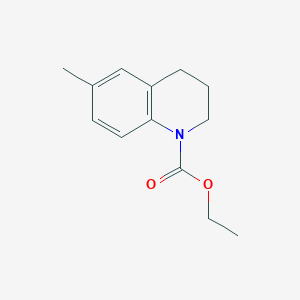 molecular formula C13H17NO2 B4935596 ethyl 6-methyl-3,4-dihydro-1(2H)-quinolinecarboxylate 