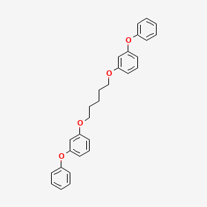 molecular formula C29H28O4 B4935638 1,1'-[1,5-pentanediylbis(oxy)]bis(3-phenoxybenzene) 