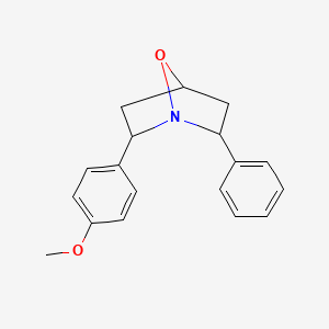 molecular formula C18H19NO2 B4935770 2-(4-methoxyphenyl)-6-phenyl-7-oxa-1-azabicyclo[2.2.1]heptane 