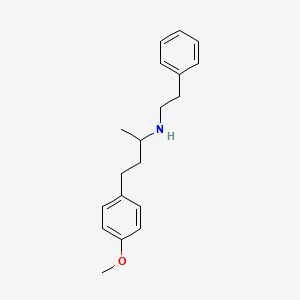 molecular formula C19H25NO B4935858 4-(4-methoxyphenyl)-N-(2-phenylethyl)-2-butanamine 