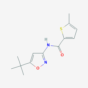 molecular formula C13H16N2O2S B4935996 N-(5-tert-butyl-3-isoxazolyl)-5-methyl-2-thiophenecarboxamide 