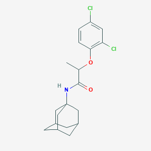 molecular formula C19H23Cl2NO2 B4936027 N-1-adamantyl-2-(2,4-dichlorophenoxy)propanamide 