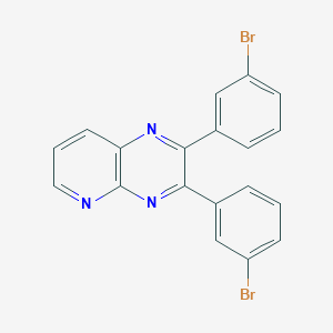 molecular formula C19H11Br2N3 B493605 2,3-Bis(3-bromophenyl)pyrido[2,3-b]pyrazine 