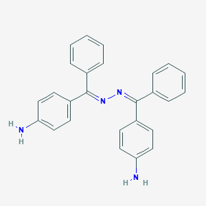 molecular formula C26H22N4 B493606 (4-Aminophenyl)(phenyl)methanone [(4-aminophenyl)(phenyl)methylene]hydrazone 