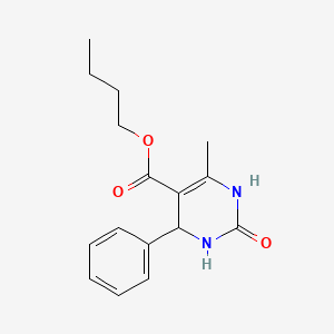molecular formula C16H20N2O3 B4936123 butyl 6-methyl-2-oxo-4-phenyl-1,2,3,4-tetrahydro-5-pyrimidinecarboxylate 
