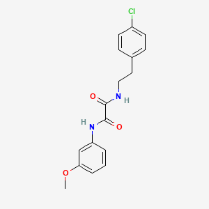 molecular formula C17H17ClN2O3 B4936211 N-[2-(4-chlorophenyl)ethyl]-N'-(3-methoxyphenyl)ethanediamide 