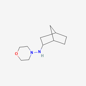 molecular formula C11H20N2O B4936460 N-bicyclo[2.2.1]hept-2-yl-4-morpholinamine 