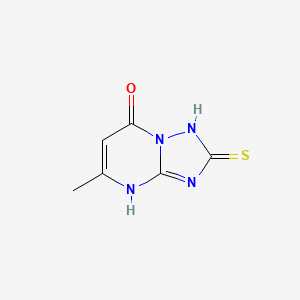 molecular formula C6H6N4OS B4936469 2-mercapto-5-methyl[1,2,4]triazolo[1,5-a]pyrimidin-7-ol 