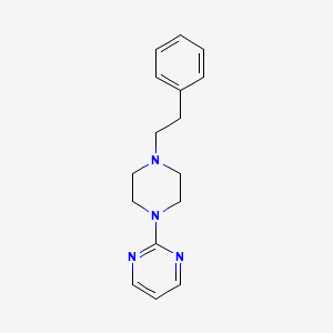 molecular formula C16H20N4 B4936494 2-[4-(2-phenylethyl)-1-piperazinyl]pyrimidine 