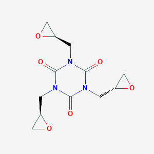 molecular formula C₁₂H₁₅N₃O₆ B049365 (R,R,R)-三缩水甘油异氰脲酸酯 CAS No. 59653-74-6